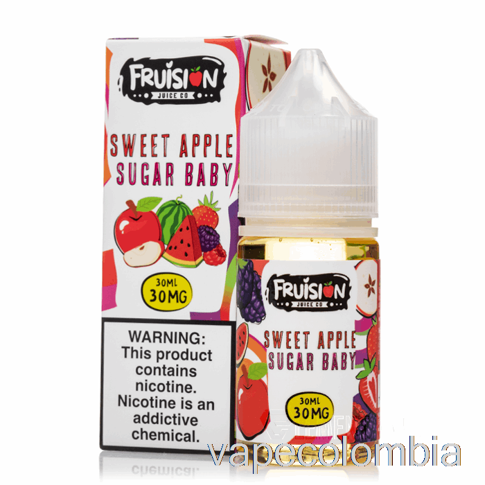 Vape Recargable Sweet Apple Sugar Baby - Sales De Fruta - 30ml 50mg